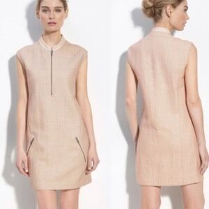 Theory Emoran Crosshatch Silk Blend Mini Dress 4